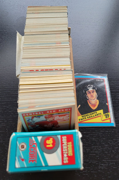 Assorted Collection Booster Box NHL MLB & More! Untouched In 20 Years All Rarities Remain***