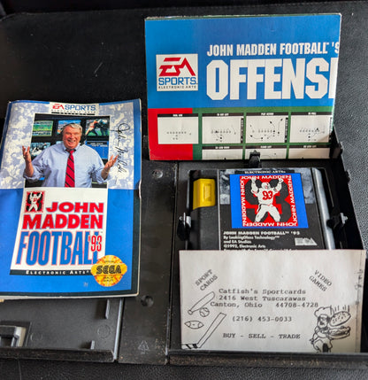 John Madden Football '93 - Boxed CIB (Sega Genesis) | 1992 | Sports / Football