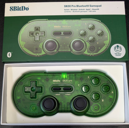 8BitDo SN30 Pro Universal Bluetooth Controller | Multi-Platform Gaming | Analog Joysticks | Multiple Colors
