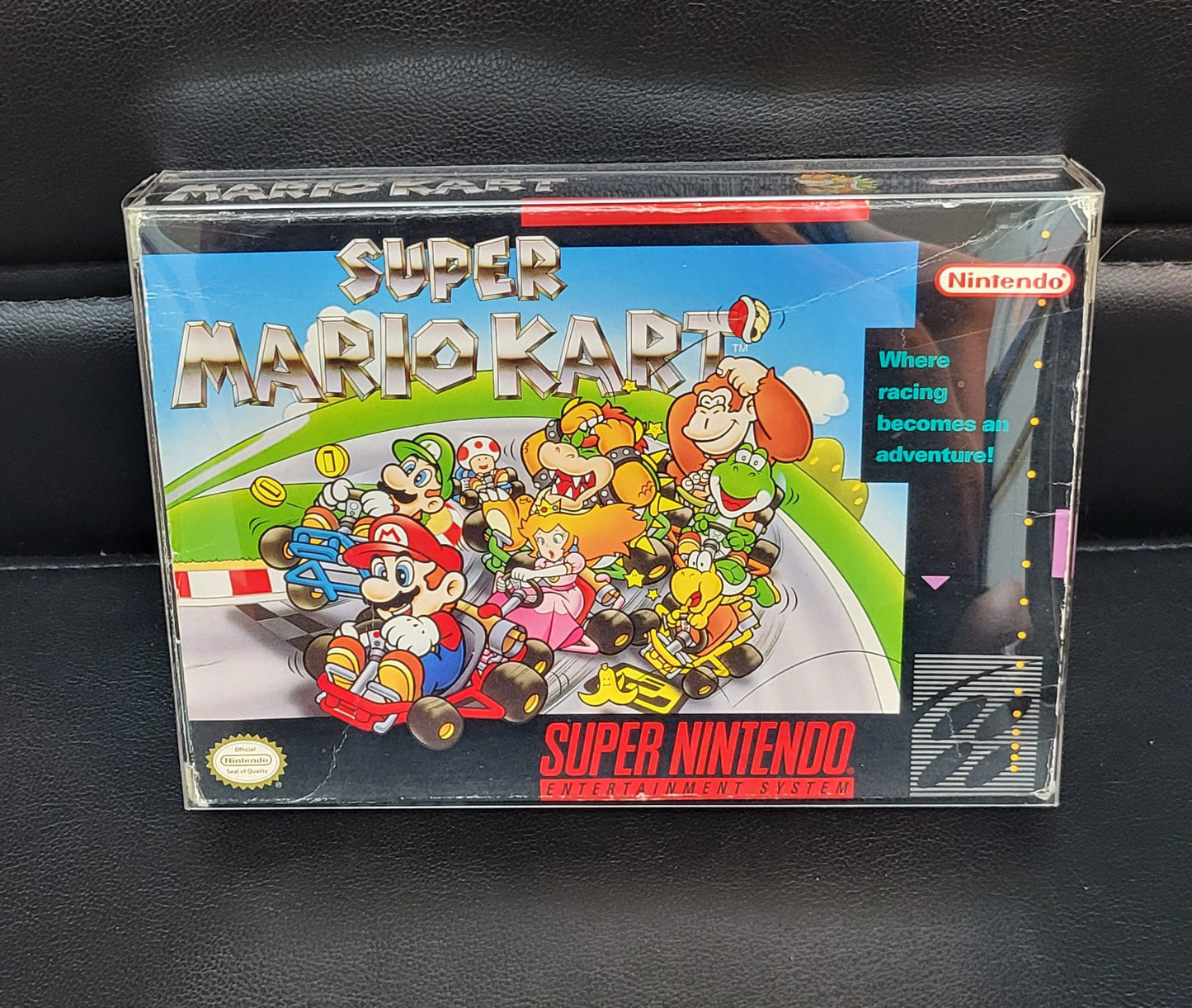 Super MARIO KART Authentic CIB 1992 SNES Authentic Cartridge (Super Nintendo Entertainment System) Classic Arcade Game Great Original Condition Immaculate