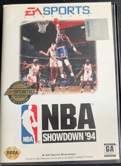 NBA Showdown '94 - Boxed CIB (Sega Genesis) | 1993 | Sports