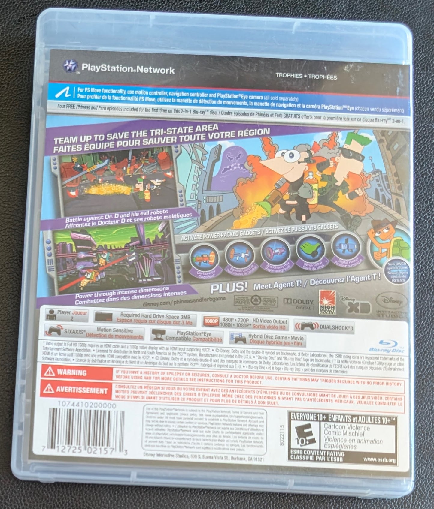 Phineas and Ferb: Across the 2nd Dimension (2011) - CIB PlayStation 3 (PS3) | RE-Sealed