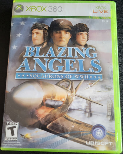 Blazing Angels: Squadrons Of WW2 - Microsoft XBOX 360 - CIB Pre-Owned Great Shape Tested & Working