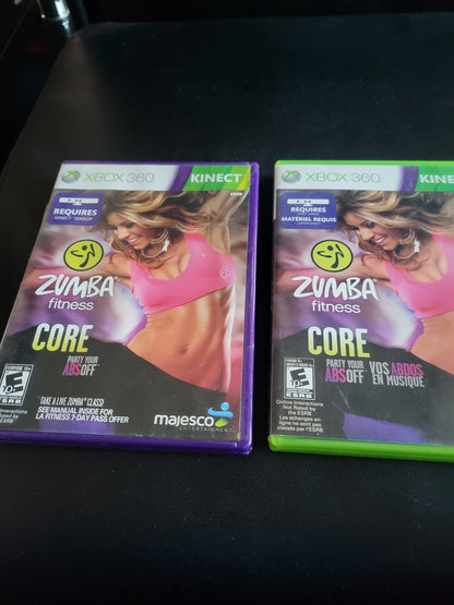 Zumba Fitness Core – Microsoft Xbox 360 CIB – Clean Disc – RE-SEALED (2012)