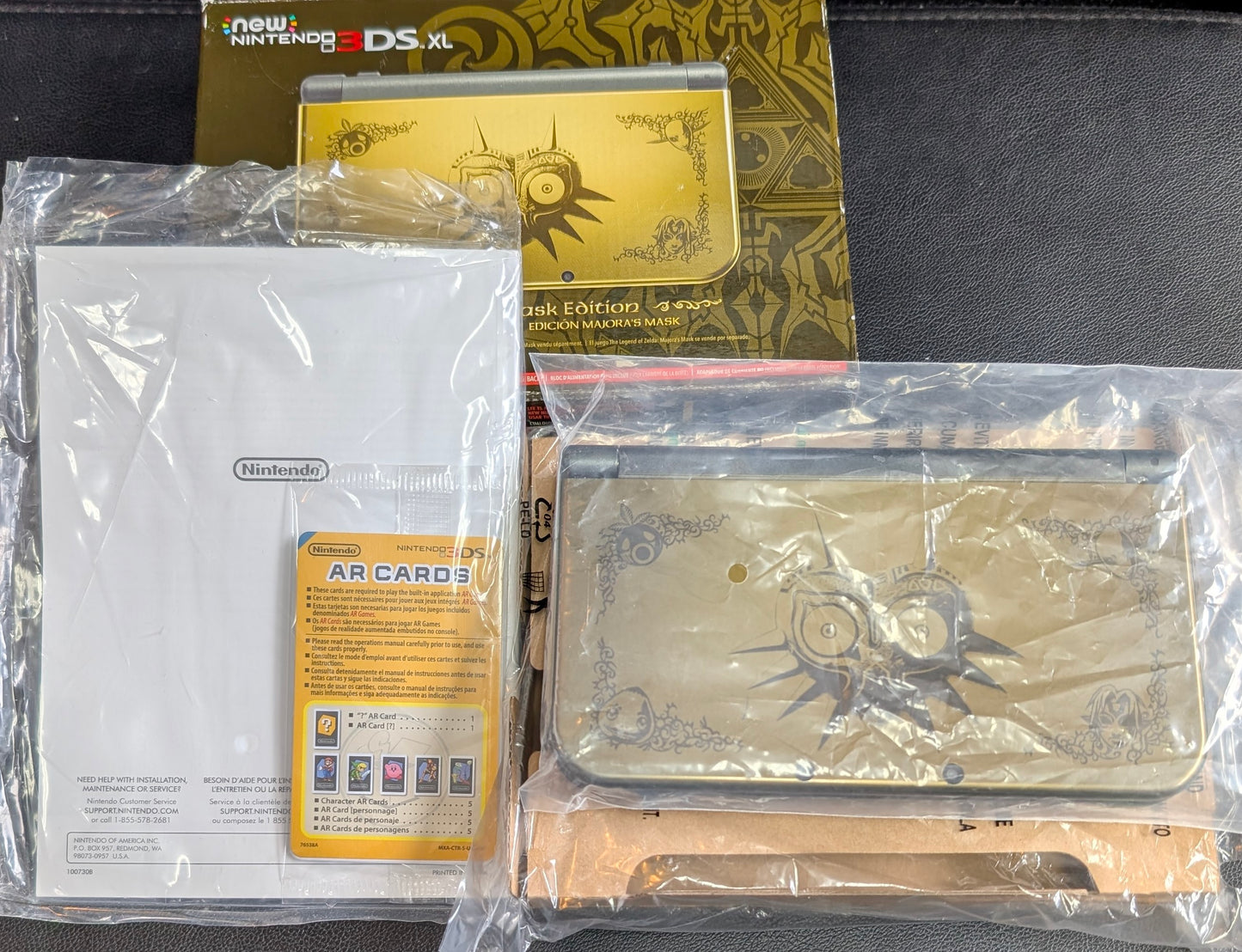 ZELDA Majora's Mask Edition 3DS XL – Rare Collector’s Console | FACTORY CIB | Excellent Condition