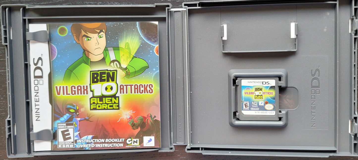 Ben 10 Alien Force: Vilgax Attacks - Nintendo DS - Handheld Console NTSC Cartridge Only Tested & Working