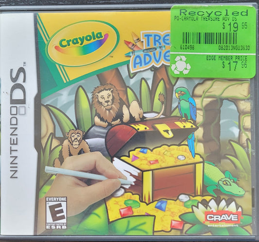 Crayola: Treasure Adventures 2007 - Nintendo DS - Handheld Console NTSC Cartridge Only Tested & Working