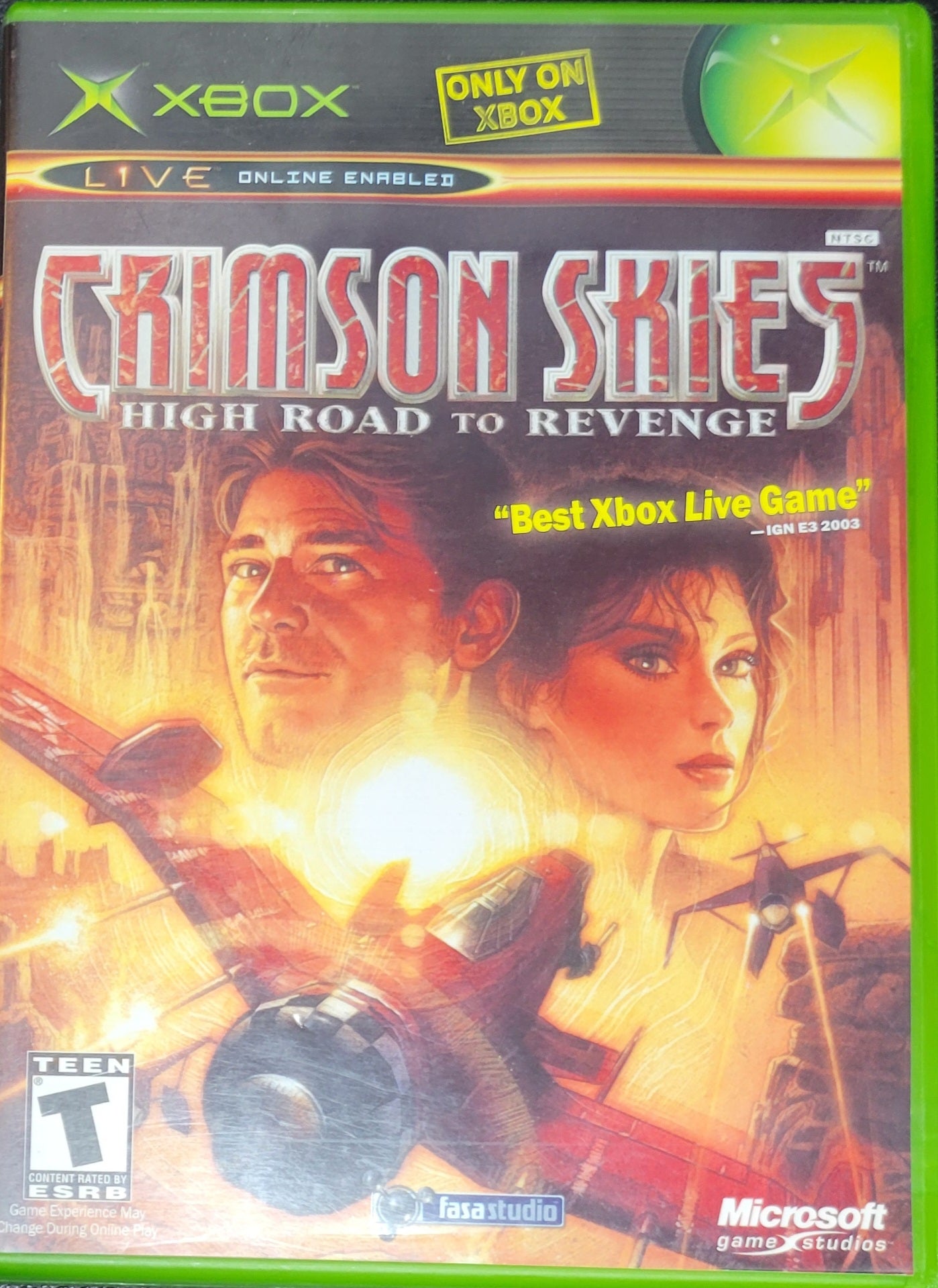 Crimson Skies: High Road to Revenge – Microsoft Xbox CIB – Pre-Owned – RE-SEALED (2003)