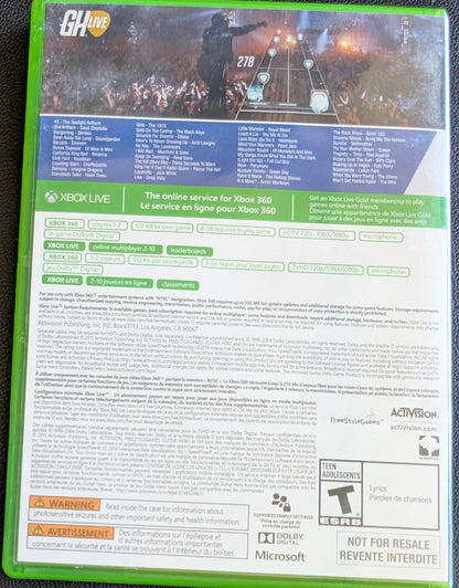 Guitar Hero Live (2015) - Xbox 360 | RE-Sealed