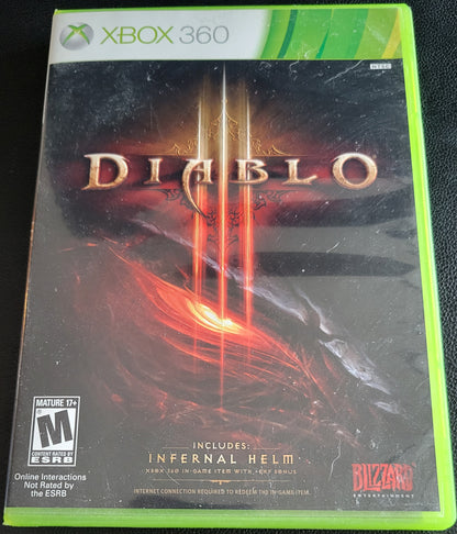 DIABLO 3 - Microsoft XBOX 360 - CIB MINT Pre-Owned Great Shape Tested & Working