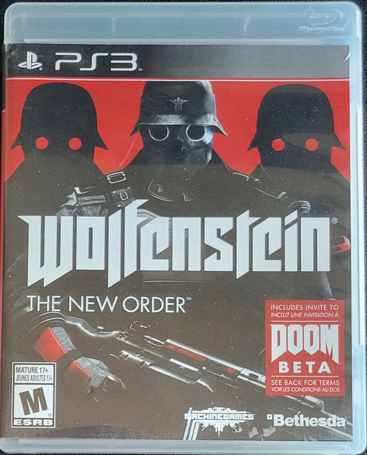 Wolfenstein: The New Order (CIB) – Sony PlayStation 3 PS3 – Great Shape