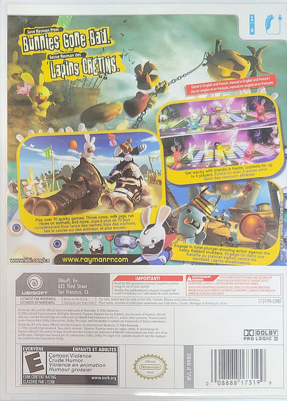 Rayman: Raving Rabbids – Nintendo Wii CIB – RE-SEALED + Like New