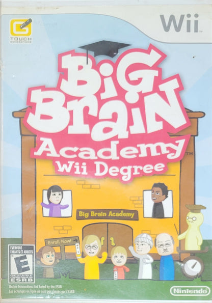 Big Brain Academy: Wii Degree – 2007 Nintendo Wii CIB – RE-SEALED + Clean Disc