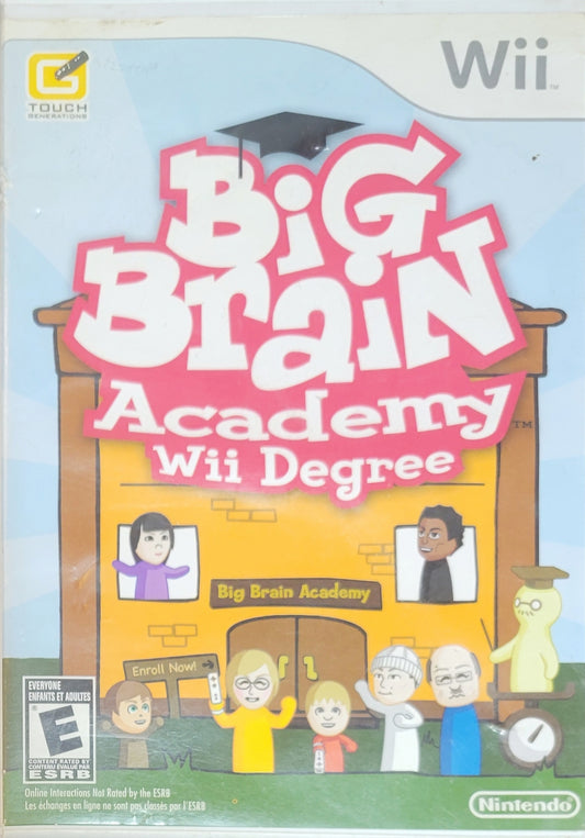 Big Brain Academy: Wii Degree – 2007 Nintendo Wii CIB – RE-SEALED + Clean Disc