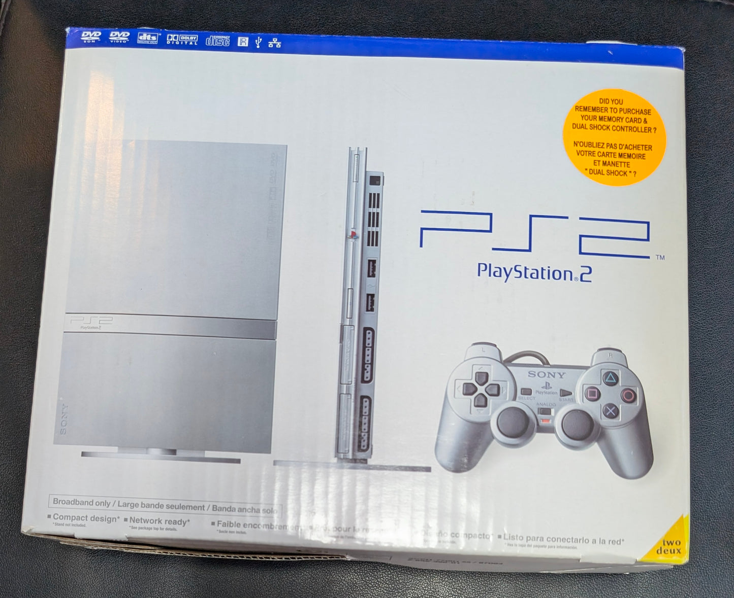PlayStation 2 | Slim Silver | Special Edition Console Bundle (2004) - PS2 | CIB Complete in Box - SCPH-77001