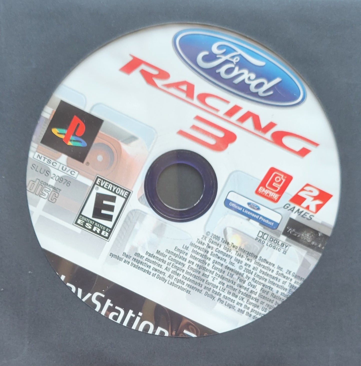 Ford Racing 3 - Sony PlayStation 2 Ps2 (Disc Only) - Used  Condition