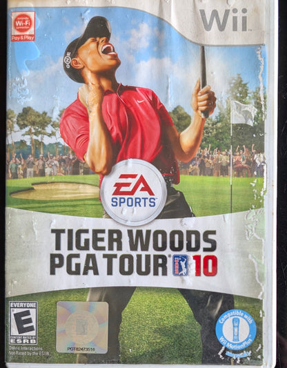 Tiger Woods PGA Tour 2010 - 2013 Nintendo - Wii - Entertainment System CIB Clean Disc