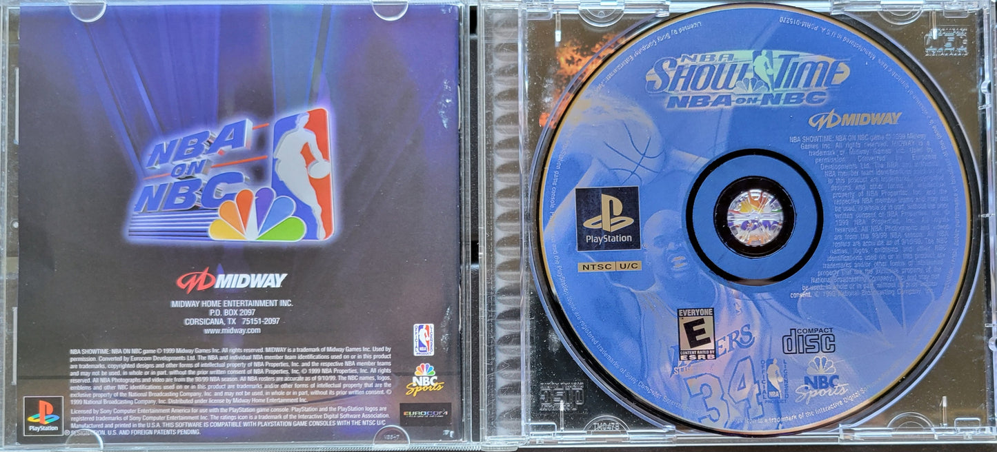 Authentic NBA SHOWTIME - Sony PlayStation 1 PS1 Complete in Box (CIB) - Great Condition