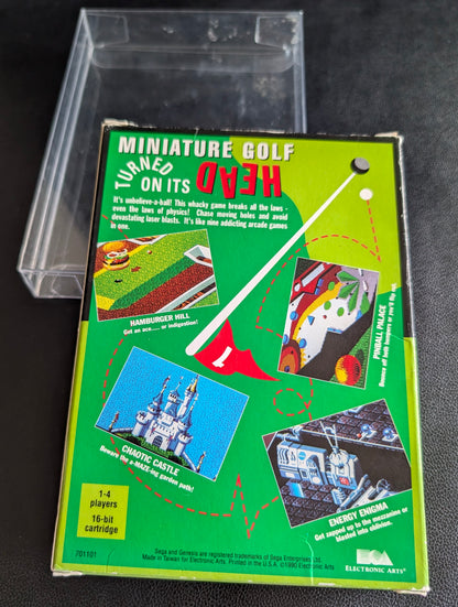 Zany Golf - Boxed CIB (Sega Genesis) | 1991 | Sports / Mini Golf