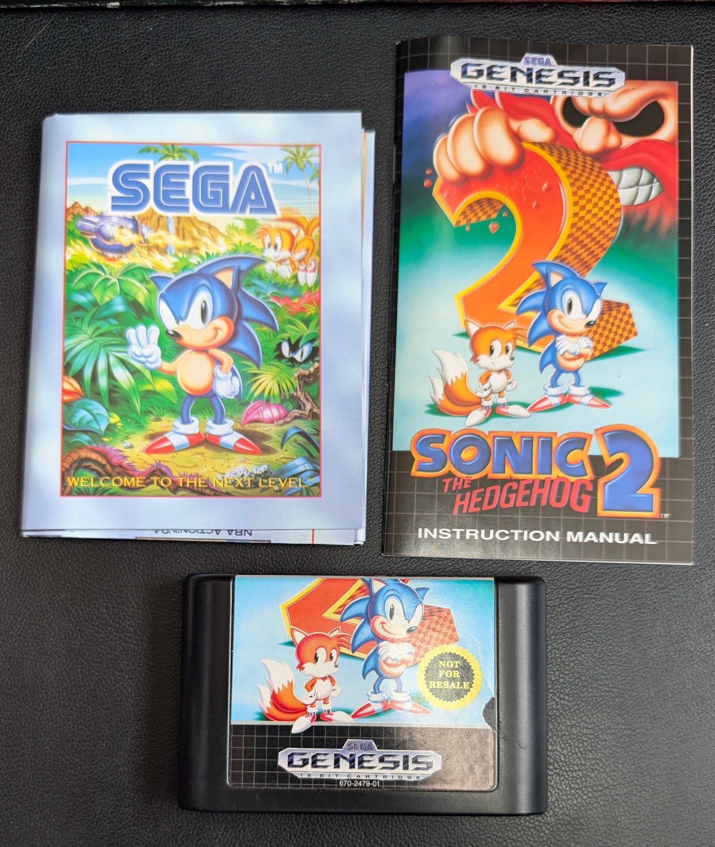 MINT Sega Genesis Model 2 Sonic 2 Edition – OPEN BOX | Complete | FACTORY New Condition
