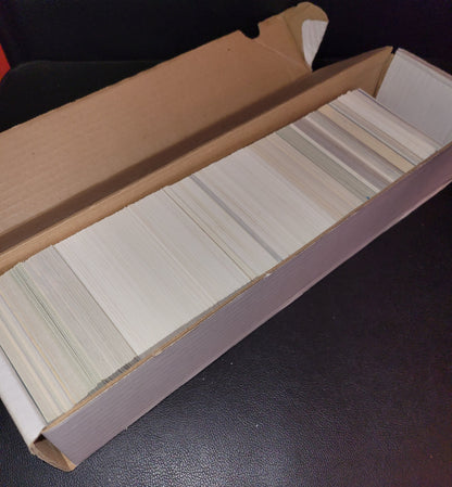 Long Box Estimated 3 - 5 Hundred Various Sports Cards 80s 90s Hockey Baseball Golf Boxed Since New NHL MLB NFL Great Investment Opportunity