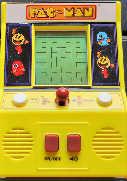 Original PAC MAN # 09521 Miniature Stand Up Arcade Classic Handheld Console