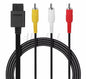 Nintendo SNES N64 GameCube AV Cable (Aftermarket) | 3-Prong Composite Cable | Replacement