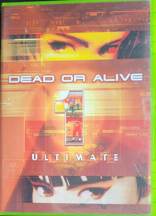 Dead Or Alive 1 Ultimate (CIB) OG Microsoft XBOX  Pre-Owned Great Shape Tested & Working CLEAN DISC