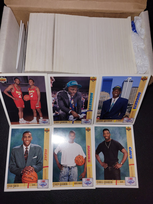 91 92 UPPER DECK Basketball Cards Unopened In 20 Years All Rarities Remain (If Any) Mint Condition NBA Memorabilia Great Shape Box Check!