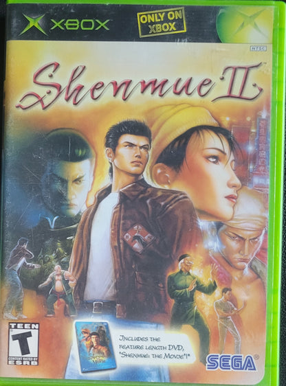 Shenmue 2 - (CIB) OG Microsoft XBOX  Pre-Owned Great Shape Tested & Working CLEAN DISC