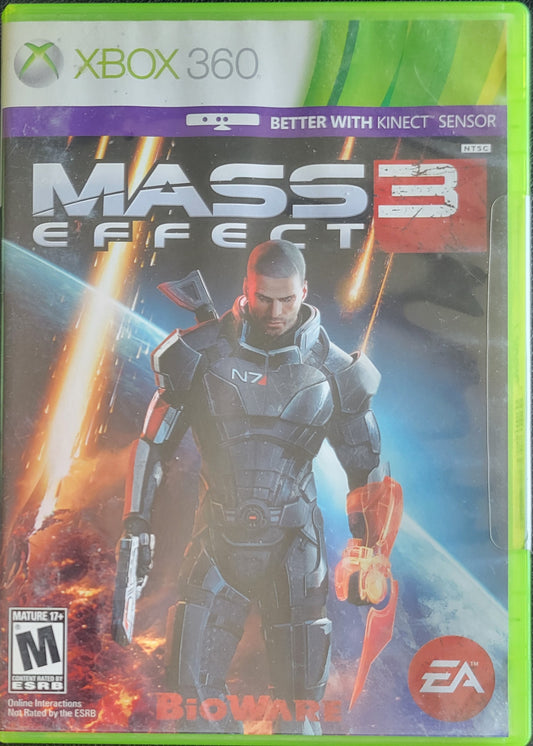 Mass Effect 3 - (CIB) + Reg Card - Microsoft XBOX 360 - Pre-Owned Like New CLEAN DISC