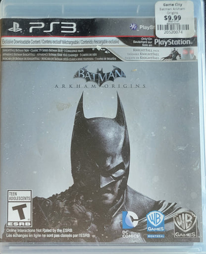 Batman: Arkham Origins (CIB) – Sony PlayStation 3 PS3 – Re-Sealed