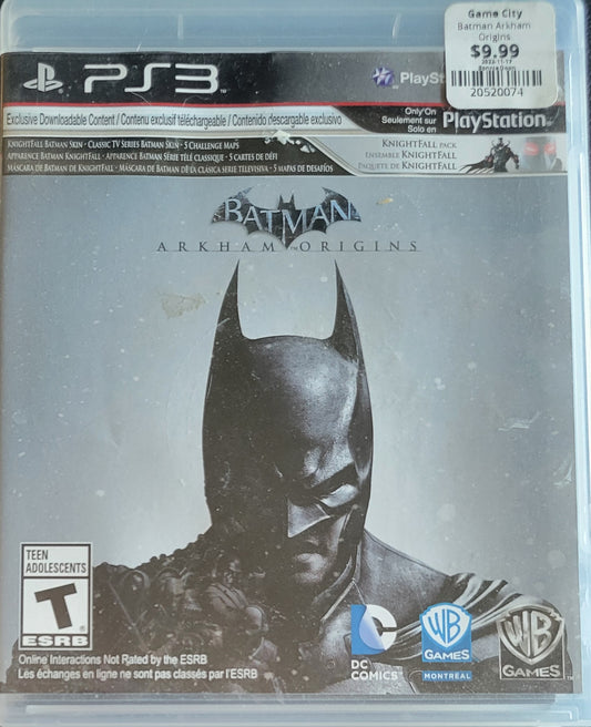 Batman: Arkham Origins (CIB) – Sony PlayStation 3 PS3 – Re-Sealed
