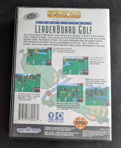 World Class Leaderboard Golf - Boxed (No Manual) (Sega Genesis) | 1993 | Sports / Golf