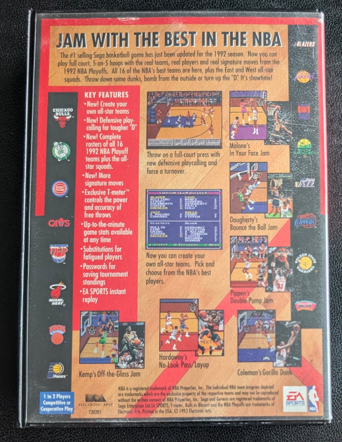 Bulls Versus Blazers - CIB (Sega Genesis) | 1992 | Sports / Basketball