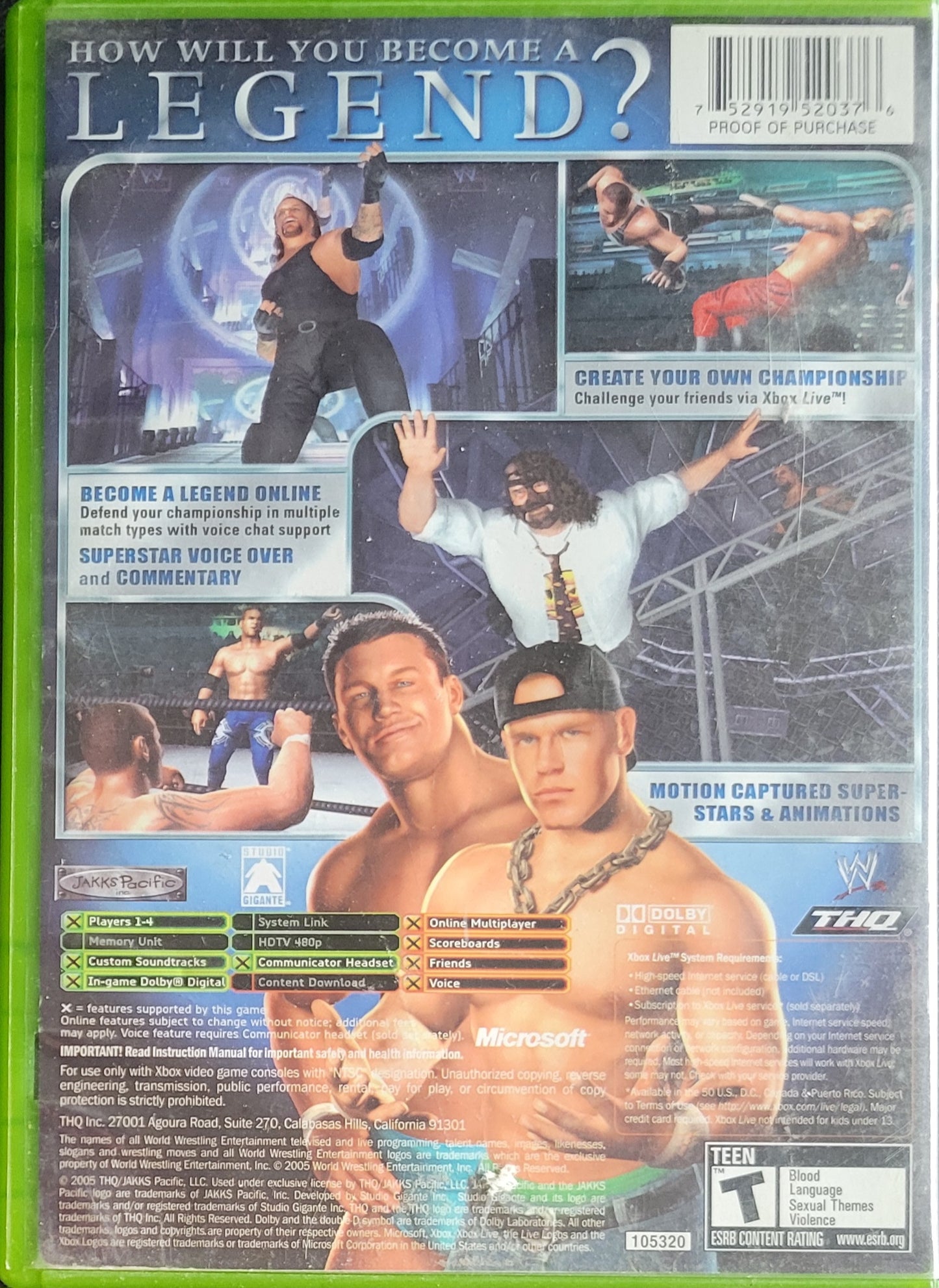 WrestleMania 21 - (CIB) OG Microsoft XBOX  Pre-Owned Great Shape Tested & Working CLEAN DISC