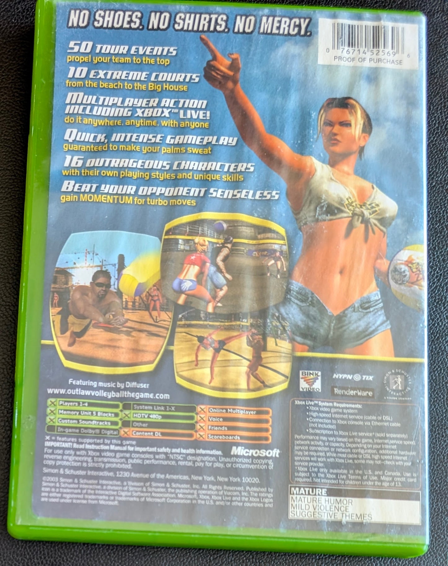 Outlaw Volleyball (2003) - CIB Original Xbox | RE-Sealed