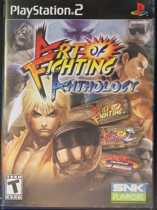 Art Of Fighting: Anthology - Sony PlayStation 2 PS2 Pre-Owned Tested & Working Great Shape!