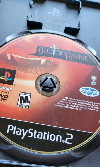 BLOODRAYNE - Sony PlayStation 2 PS2 Pre-Owned Great Shape! *Hard To Find* Tested & Working