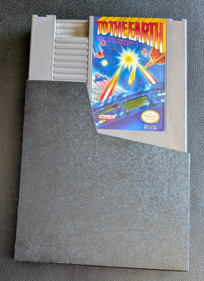 To the Earth (1989) - Nintendo NES | Authentic | Cleaned & Tested + Protection Sleeve