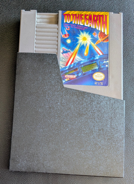 To the Earth (1989) - Nintendo NES | Authentic | Cleaned & Tested + Protection Sleeve