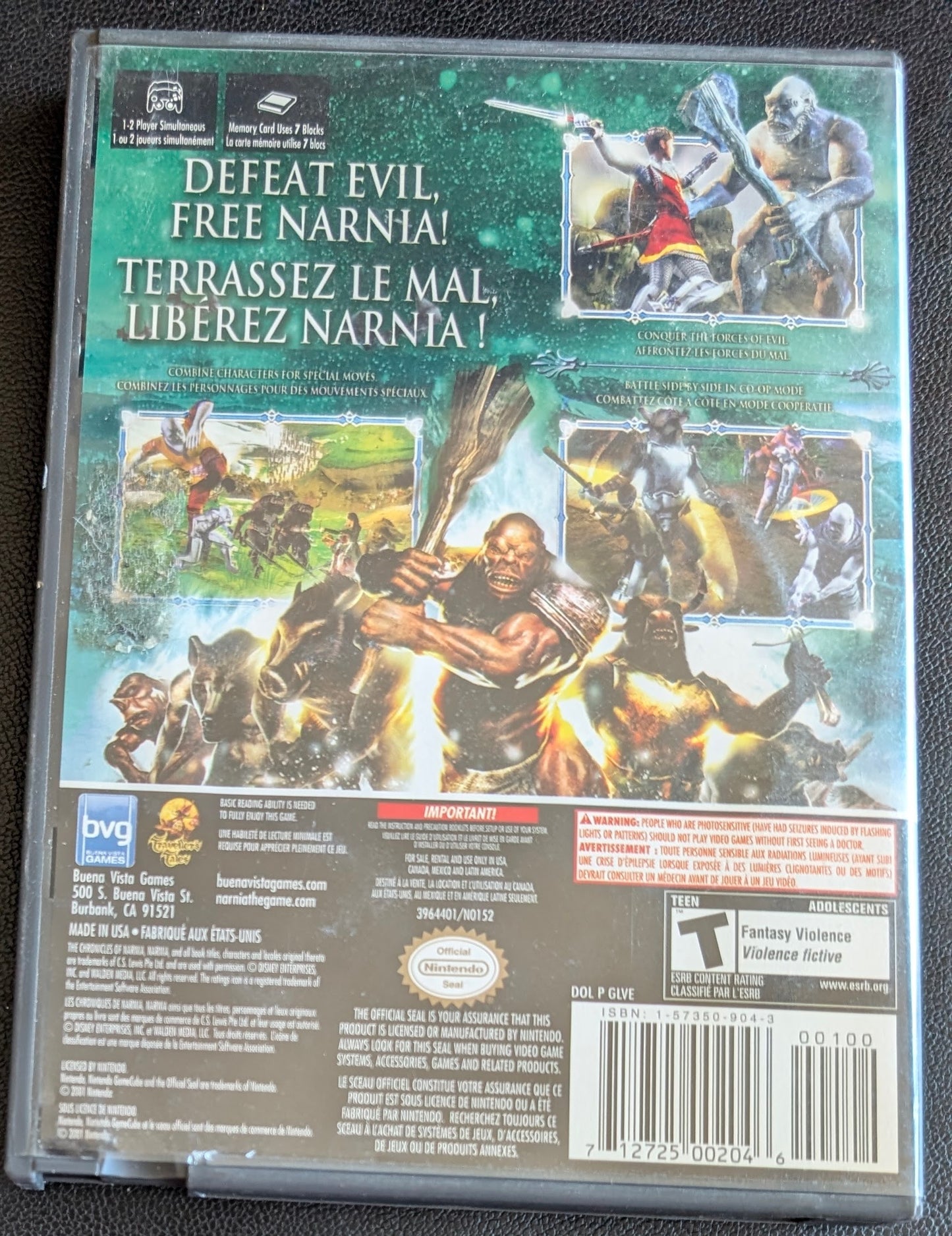 The Chronicles of Narnia (2005) - CIB Nintendo GameCube | RE-Sealed