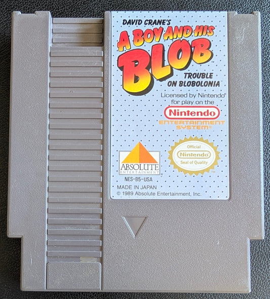 A Boy and His Blob: Trouble on Blobolonia (1990) - Nintendo NES | Authentic | Cleaned & Tested + Protection Sleeve