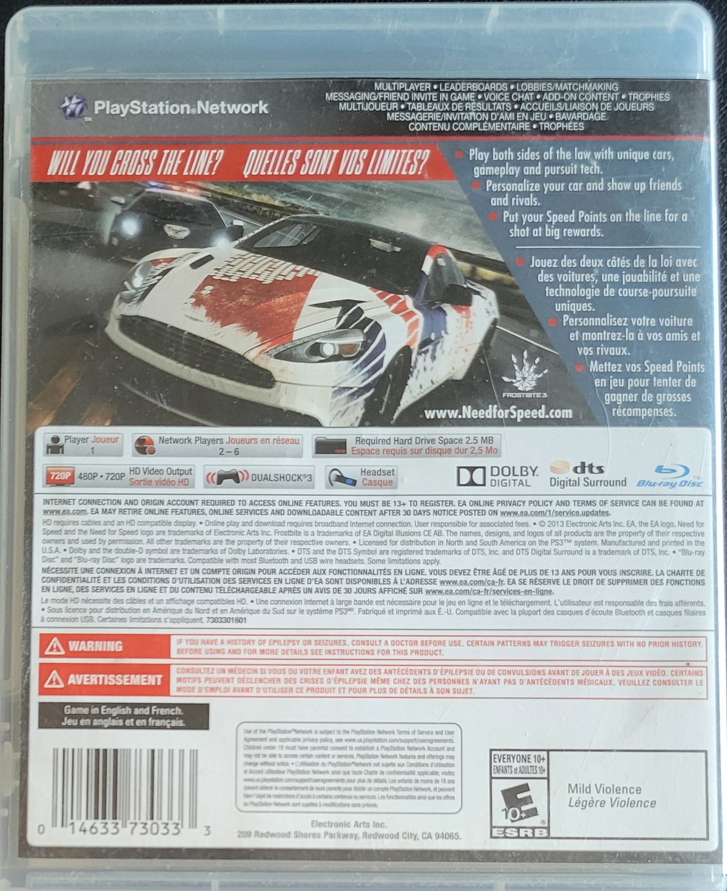 Need For Speed: Rivals (CIB) – Sony PlayStation 3 PS3 – Re-Sealed
