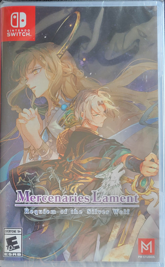 Mercenaries Lament Requiem Of The Silver Wolf - FACTORY SEALED Nintendo Switch (2019) + Plastic Protection Sleeve
