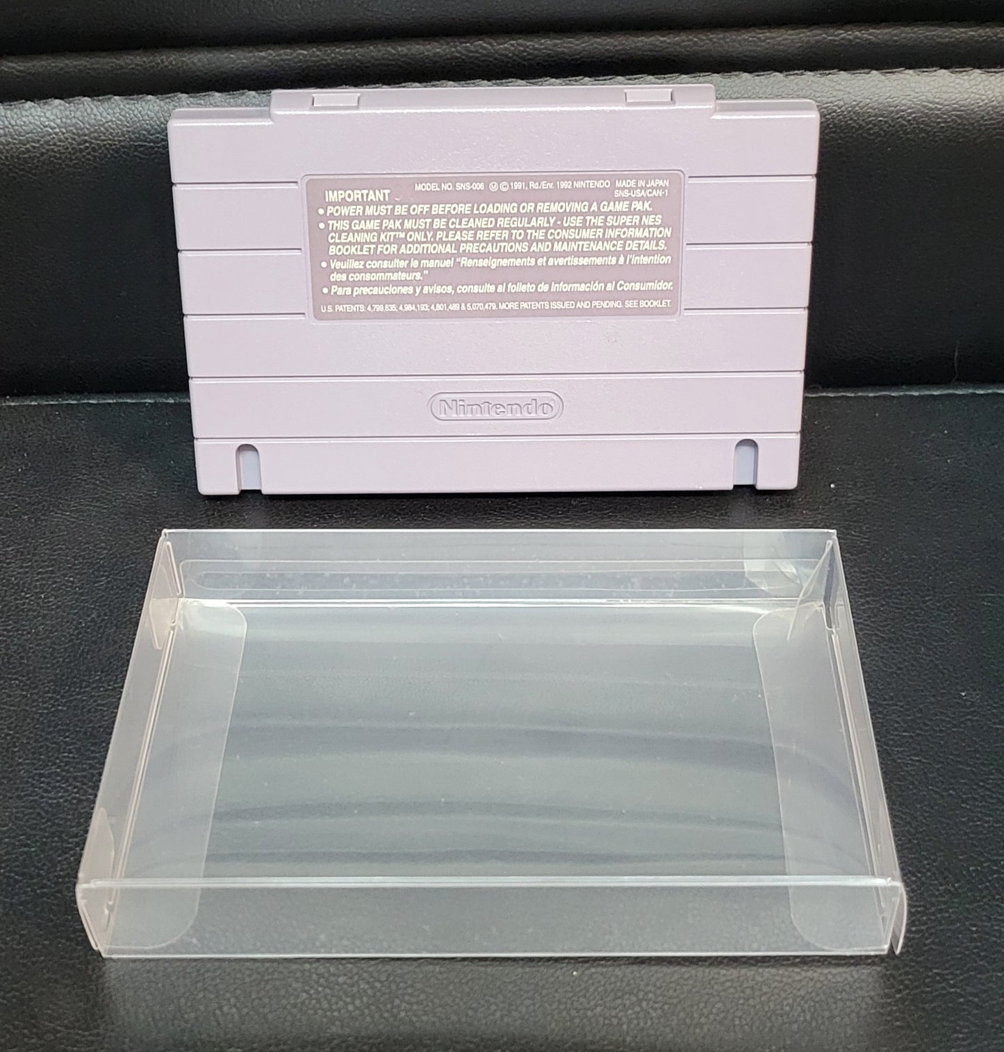 Authentic Michael Jordan's Chaos In The Windy City - SNES - Super Nintendo Ent. System NTSC/PAL Cartridge + Plastic Protector