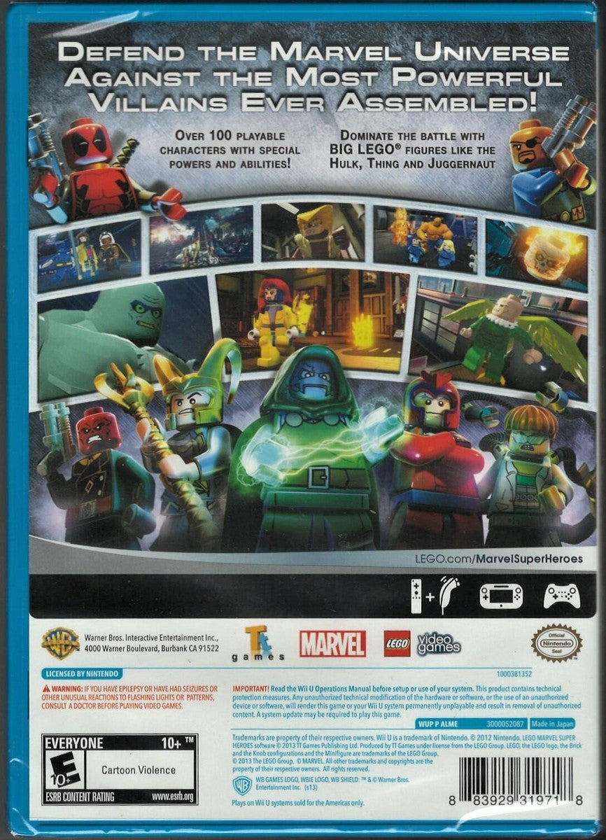 Marvel Super Heroes – Nintendo Wii U CIB – RE-SEALED + Like New