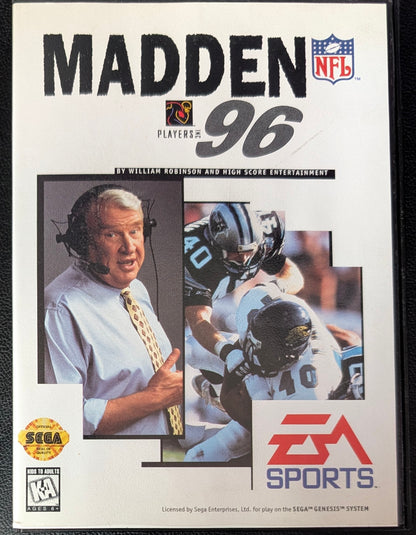 Madden NFL '96 - Boxed CIB (Sega Genesis) | 1995 | Sports / Football
