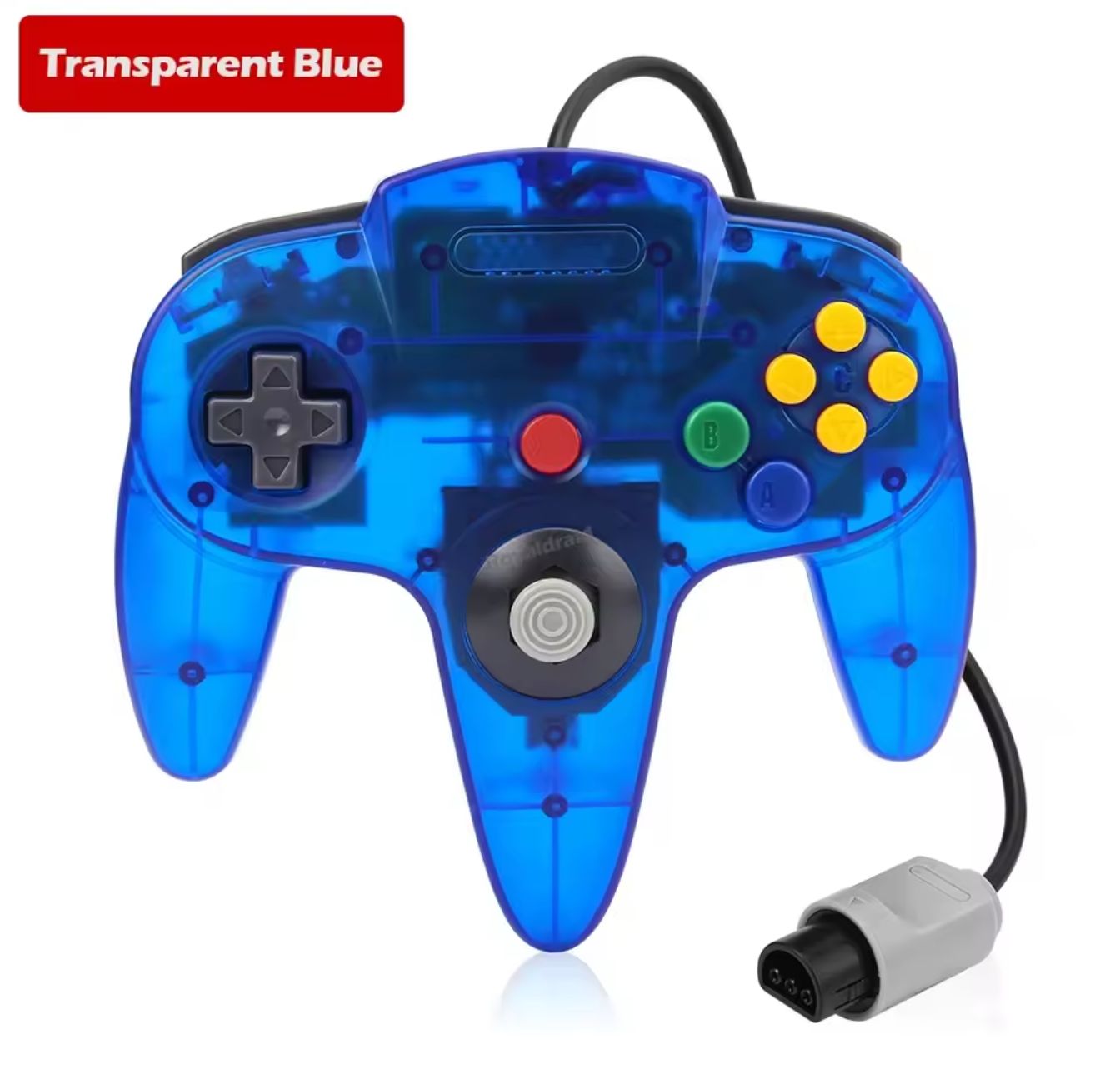 Nintendo 64 (N64) Wired Controller | Translucent Colors | Replacement Gamepad | Brand New