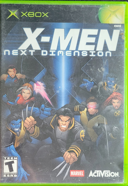 X-Men Next Dimension (CIB) OG Microsoft XBOX  Pre-Owned Great Shape Tested & Working CLEAN DISC